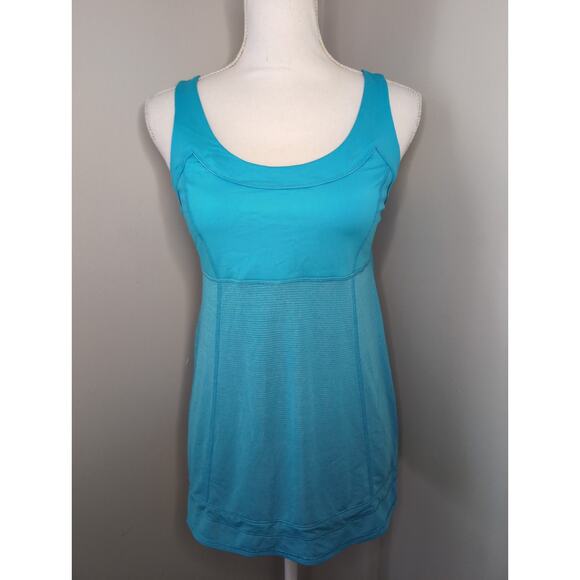 lululemon athletica Tops - Lululemon Run TaTa tanktop athletic sporty blue tank top